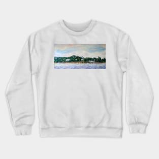 BLUFF HOUSE GREEN TURTLE CAY, ABACO,  BAHAMAS Crewneck Sweatshirt